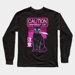 Dangerous cat Long Sleeve T-Shirt